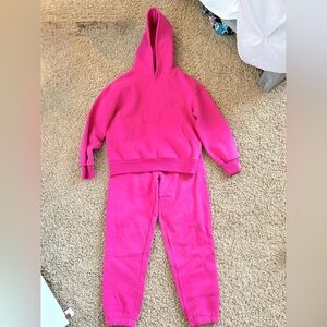 Vibrant Pink Women's Jogger Set